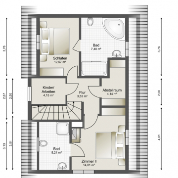 Grundriss DG Grundriss DG