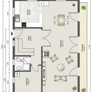 Grundriss Erdgeschoss