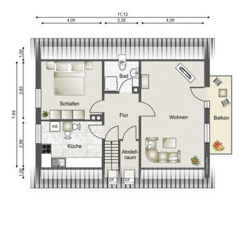 Grundriss DG Grundriss DG