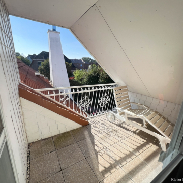 Schlafzimmer mit Loggia
