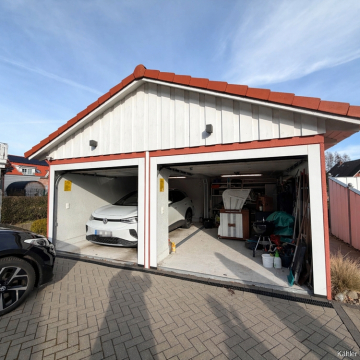 Doppelgarage mit Wallbox