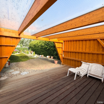 überdachte Terrasse