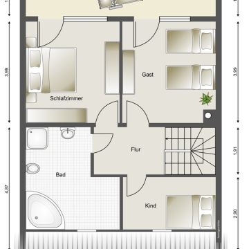 Grundriss Obergeschoss Grundriss Obergeschoss