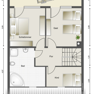 Grundriss Obergeschoss Grundriss Obergeschoss